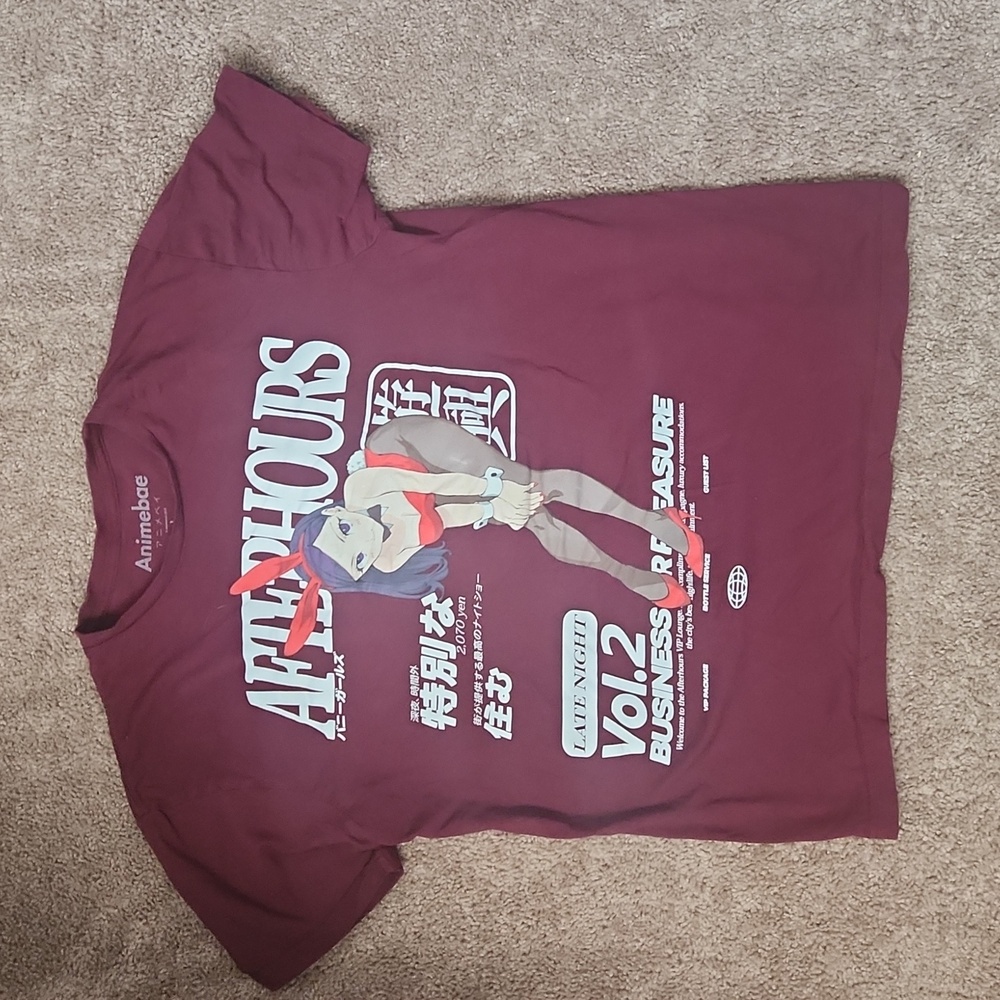 Animebae Afterhours bunny Tee Large